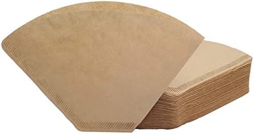 #4 Cone Coffee Filter 8-12 cup, Unbleached Natural Paper, No Blowout, Disposable