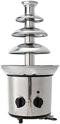 Stainless Steel Chocolate Fountain Machine 4 Tier Electric Chocolate Fondue