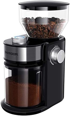 SHARDOR Electric Burr Coffee Grinder 2.0, Adjustable Burr Mill