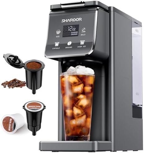 SHARDOR Hot & Iced K Cup Coffee Maker With Bold Setting, Single Serve Coffee