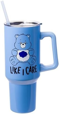 Silver Buffalo Care Bears Grumpy Bear Like I Care Stainless Steel Tumbler