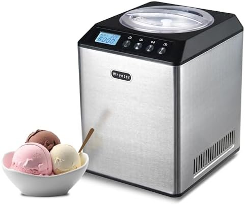 41Wq-KNZFDL._AC_.jpg Whynter Ice Cream Maker Machine Automatic 2.1 Qt. - Image 1