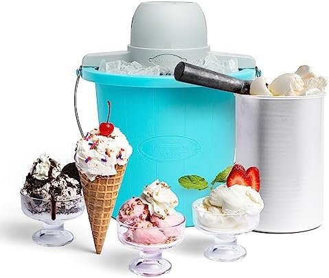 Nostalgia Electric Ice Cream Maker - Old Fashioned Soft Serve Ice Cream Machine