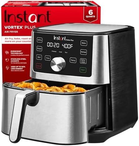 51kZvvnCXuL._AC_.jpg Instant Pot Vortex Plus 6QT XL Air Fryer, 6-in-1, Broils, Dehydrates, Crisps - Image 1