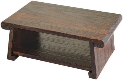 Japanese Altar Table,Folding Floor Table,Wood Small Low Meditation Table
