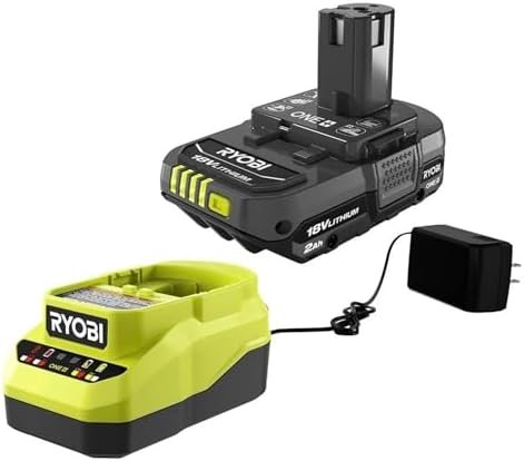 Ryobi One+ 18v Lithium Ion 2.0ah Battery and Charger Kit, Extreme Weather