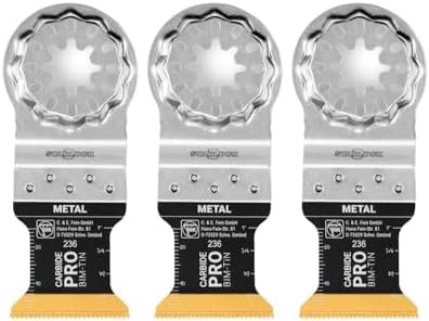 41kHdJohbL._AC_.jpg Fein Starlock E-Cut Carbide Pro Saw Blade - Precision Cutting for Hard Metals - Image 1