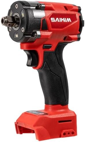 41uEdmVFJoL._AC_.jpg Cordless Impact Wrench 1/2 inch for Milwaukee 18v Battery, 200ft-lbs High Torque - Image 1