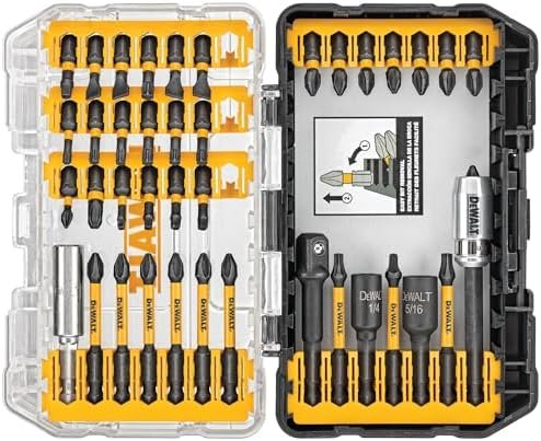 DEWALT Screwdriver Bit Set, Impact Ready, FlexTorq, 40-Piece (DWA2T40IR)