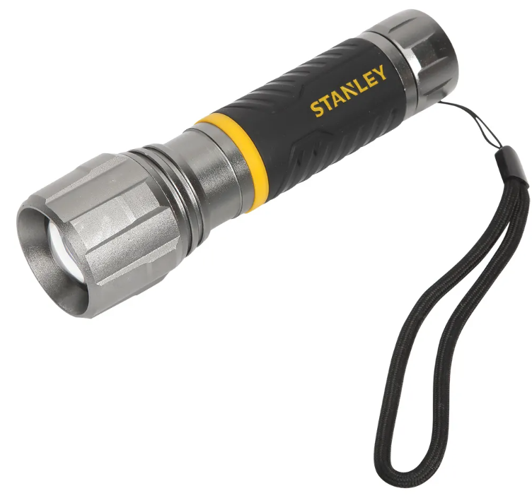STANLEY LED ADJUSTABLE ALUMINIUM TORCH 350L 65391